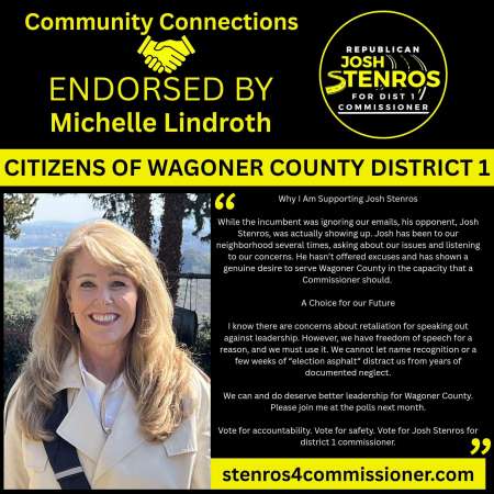 Community Connections Endorsement for Stenros - Michelle Lindroth