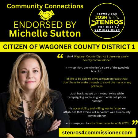 Community Connections Endorsement for Stenros - Michelle Sutton