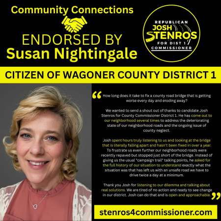 Community Connections Endorsement for Stenros - Susan Nightingale